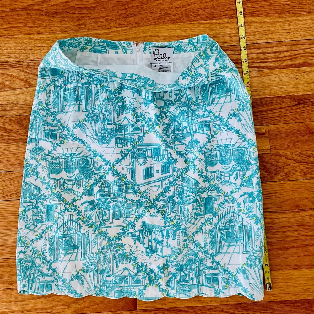 Lilly Pulitzer Turquoise Skirt